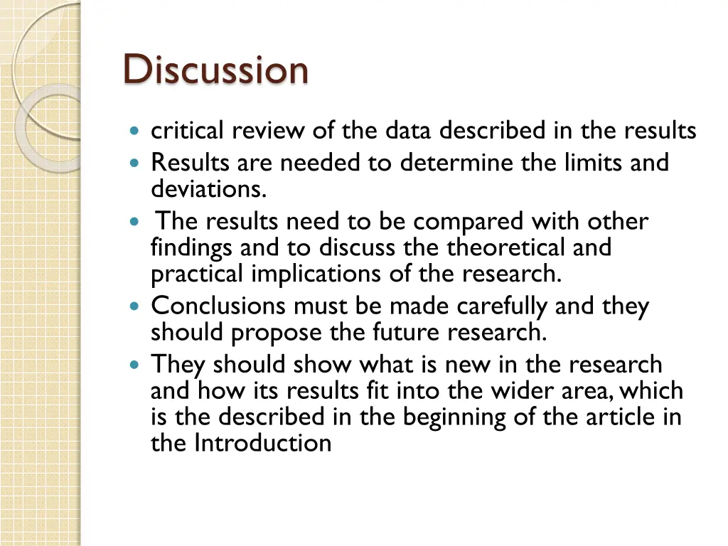 discussion