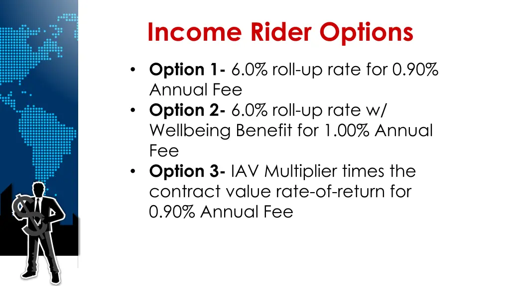 income rider options
