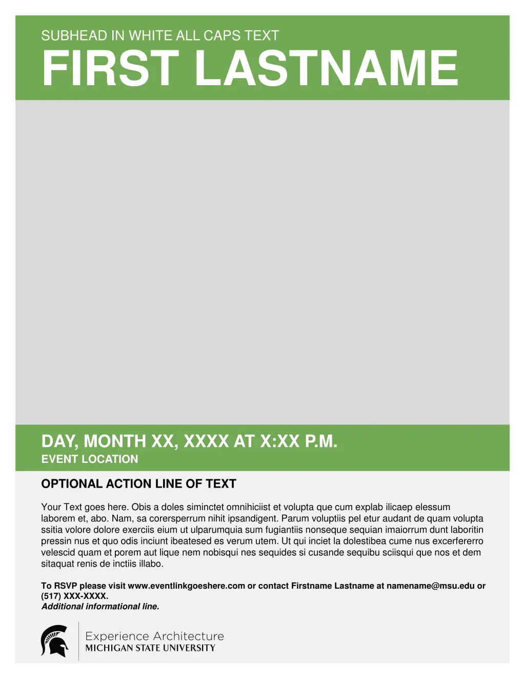 subhead in white all caps text first lastname 12