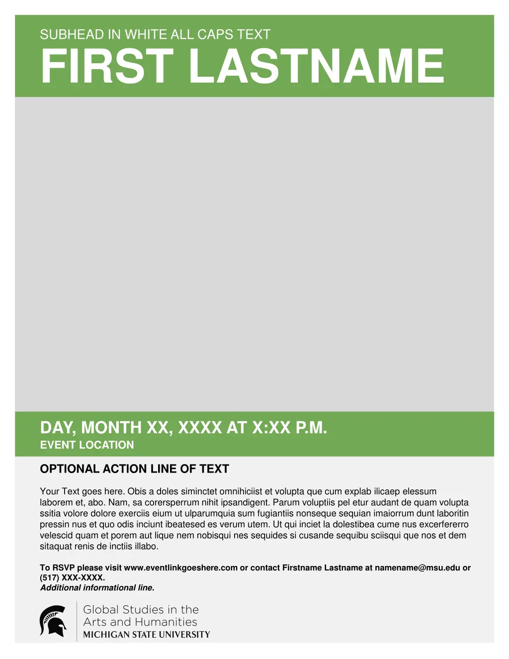 subhead in white all caps text first lastname 13