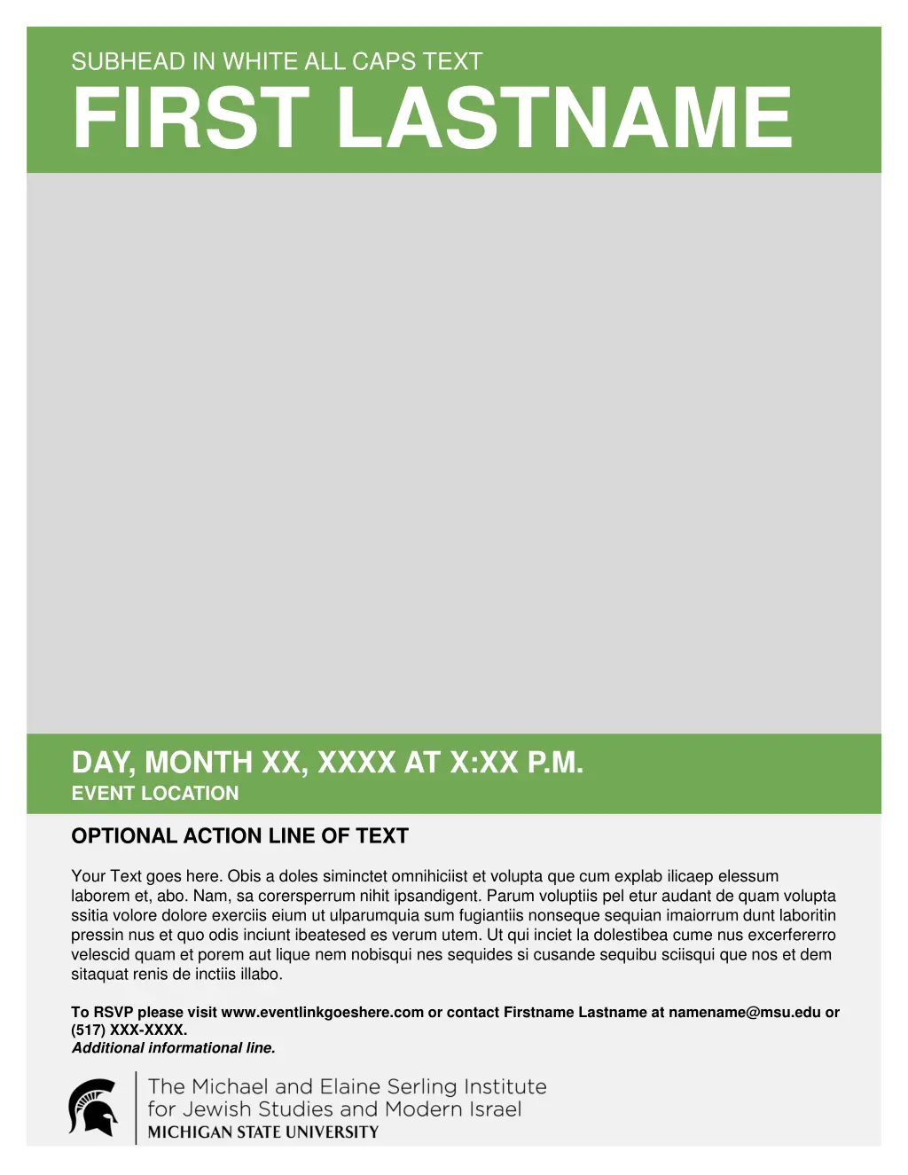 subhead in white all caps text first lastname 15