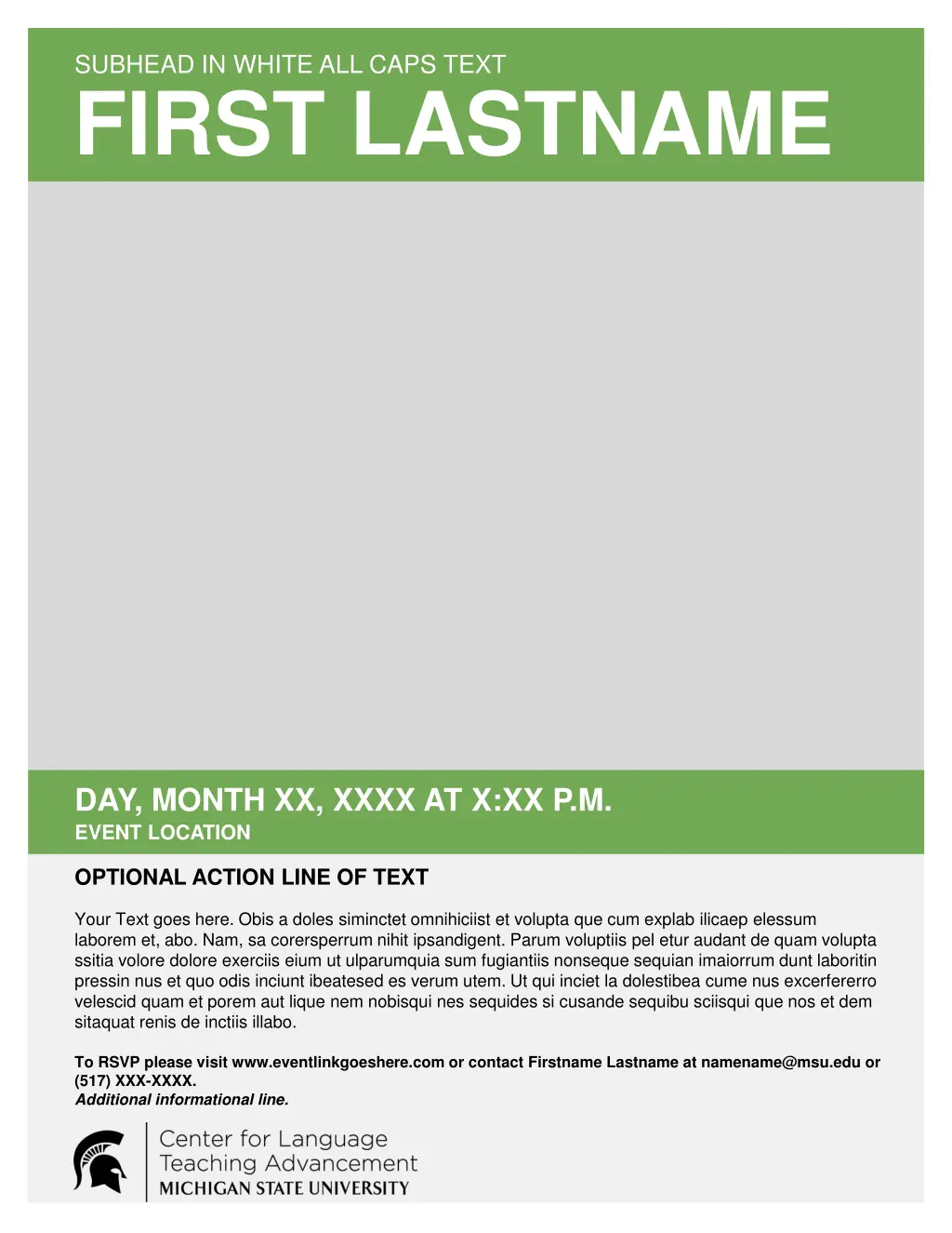 subhead in white all caps text first lastname 19