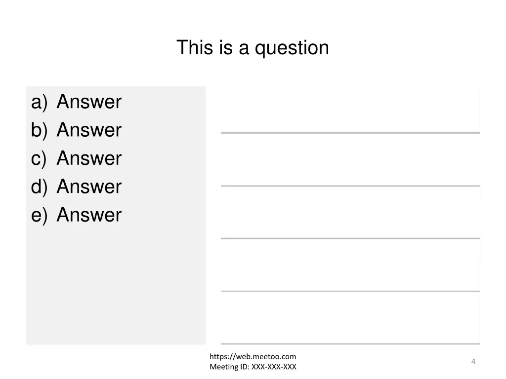 this is a question