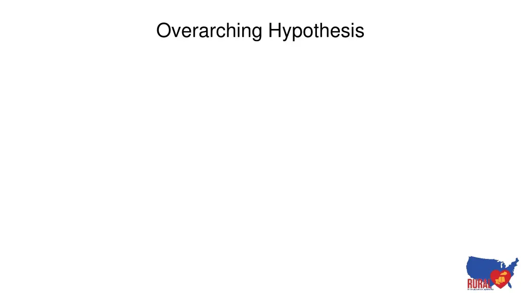 overarching hypothesis