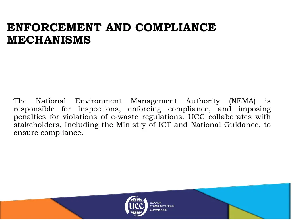 enforcement and compliance mechanisms