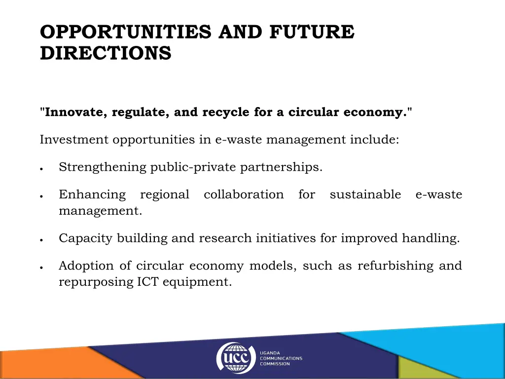 opportunities and future directions