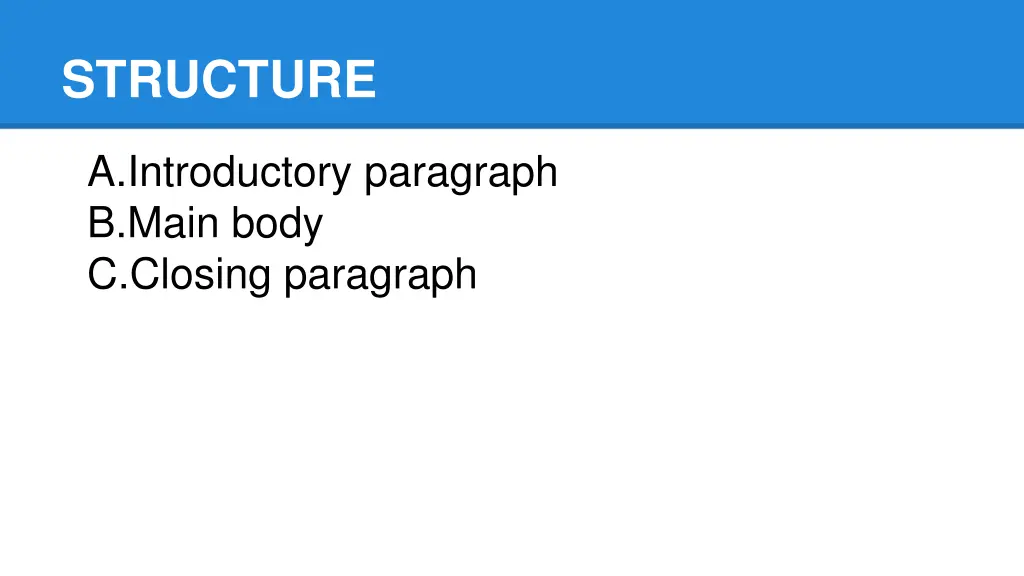 structure