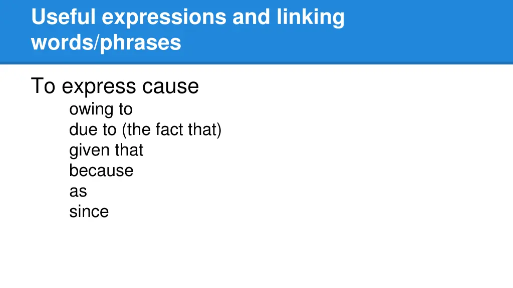 useful expressions and linking words phrases 13
