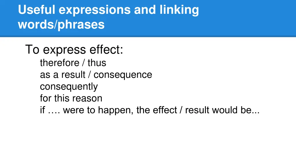 useful expressions and linking words phrases 14