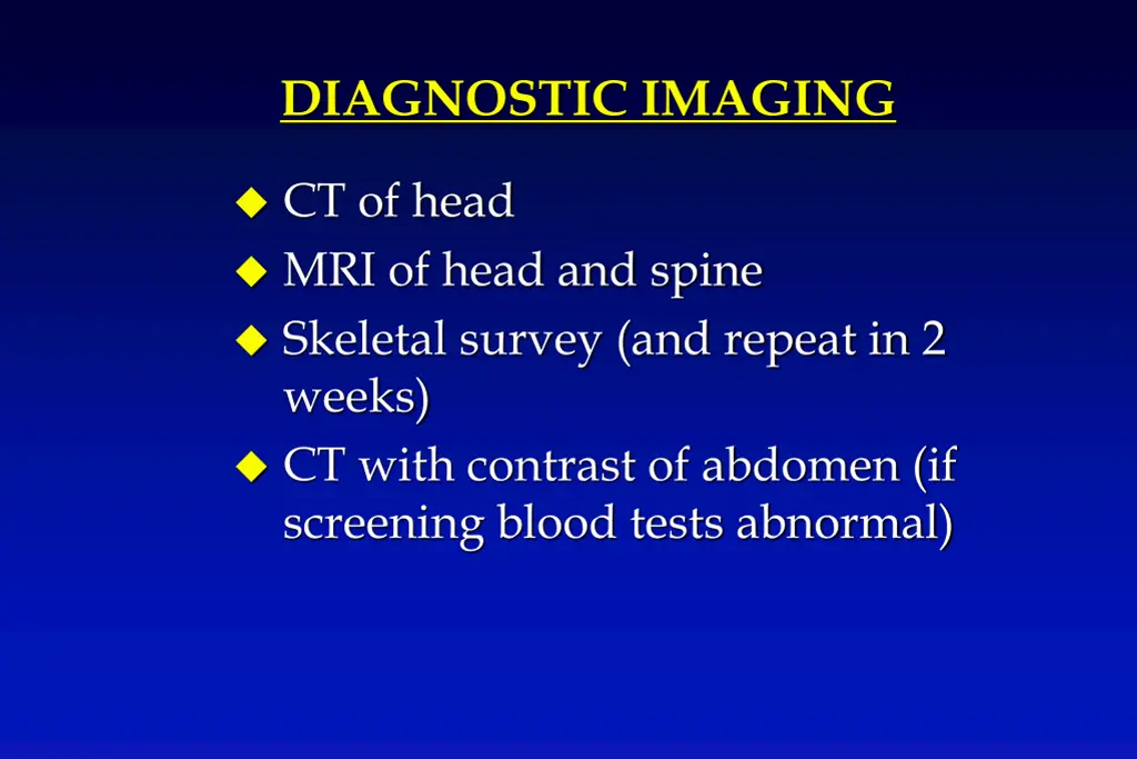 diagnostic imaging