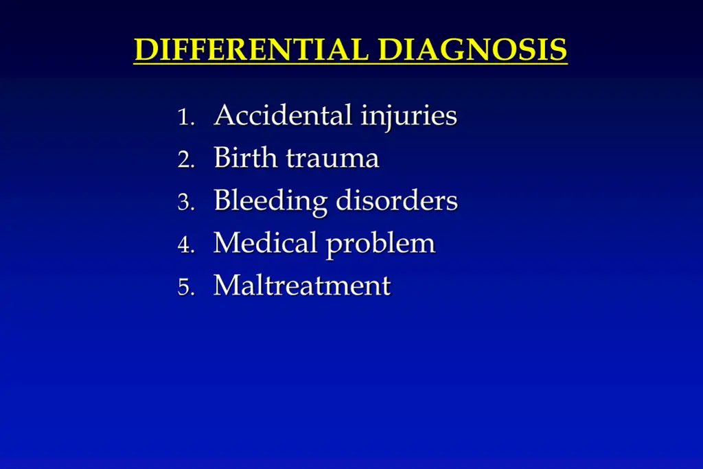 differential diagnosis