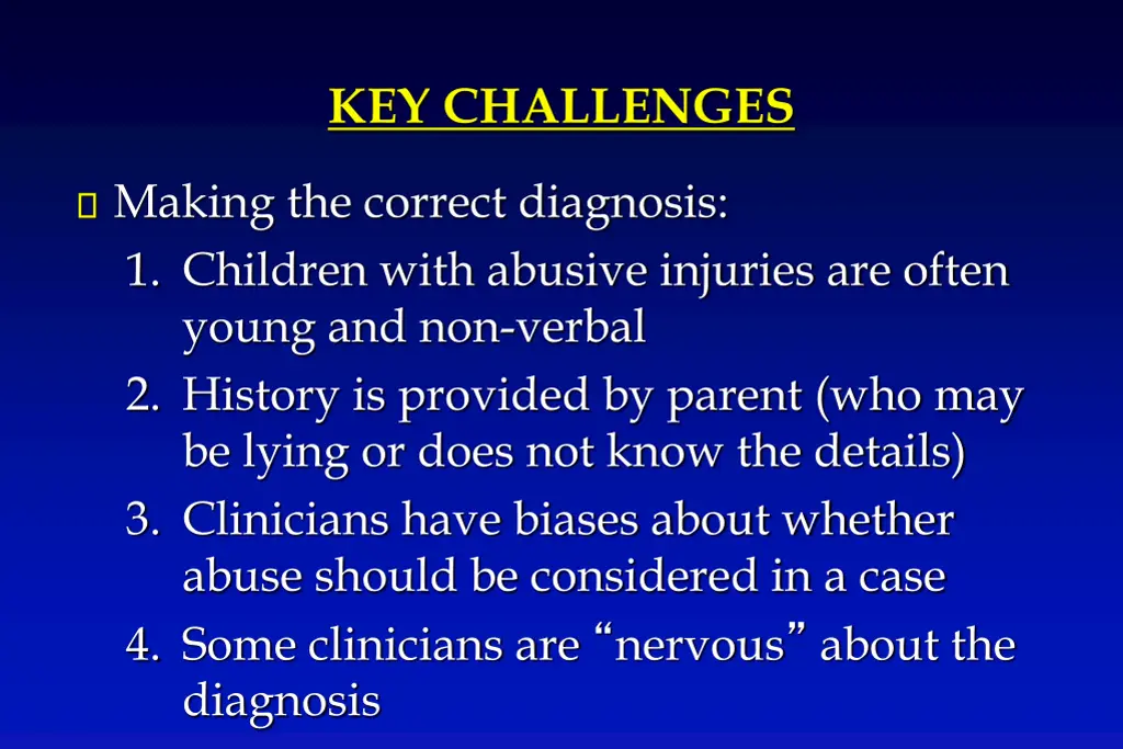 key challenges