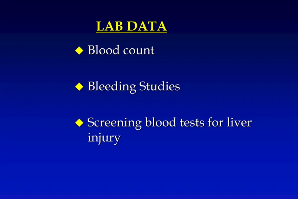 lab data