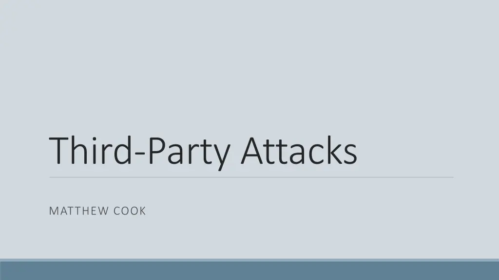 third party attacks