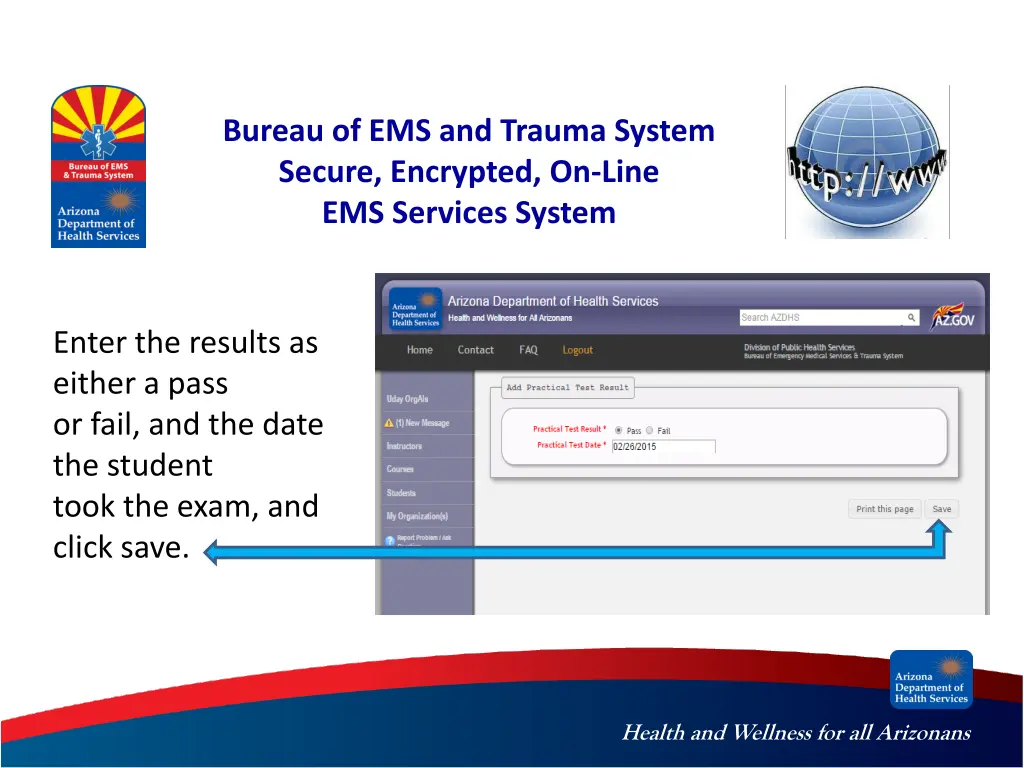 bureau of ems and trauma system secure encrypted 12