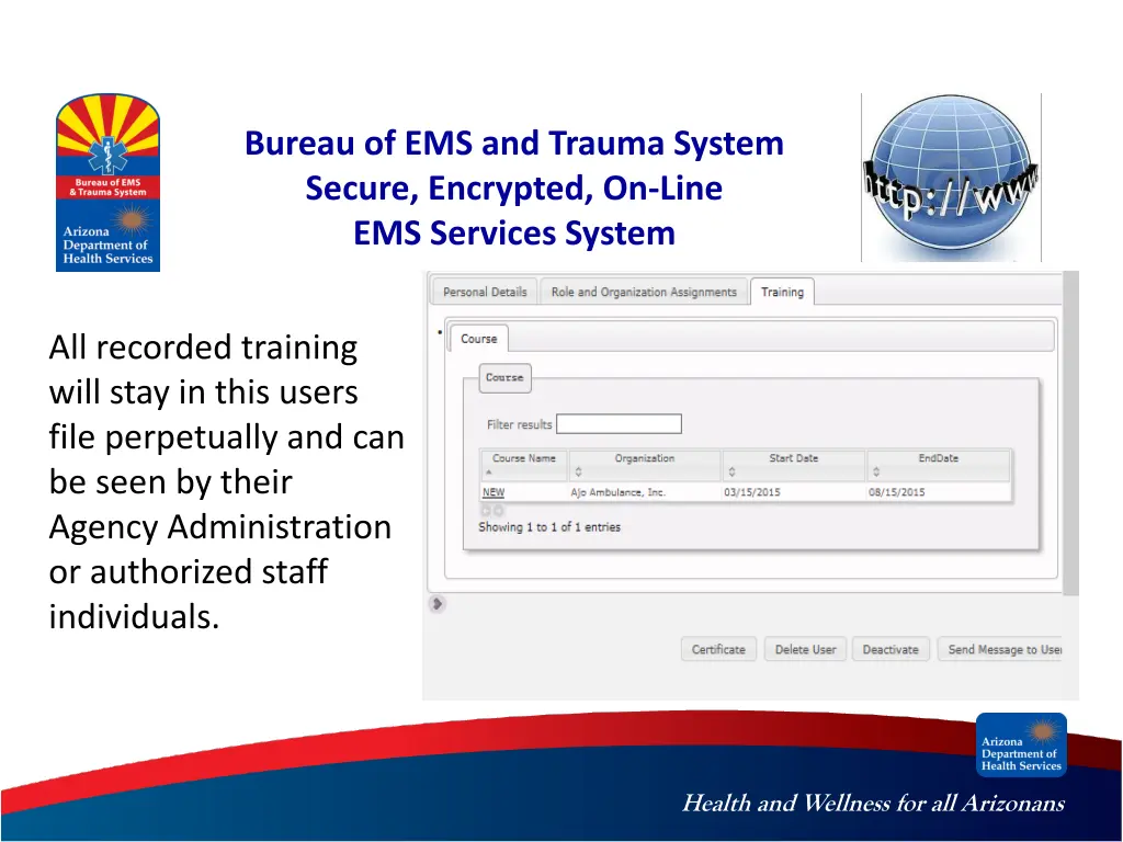 bureau of ems and trauma system secure encrypted 16