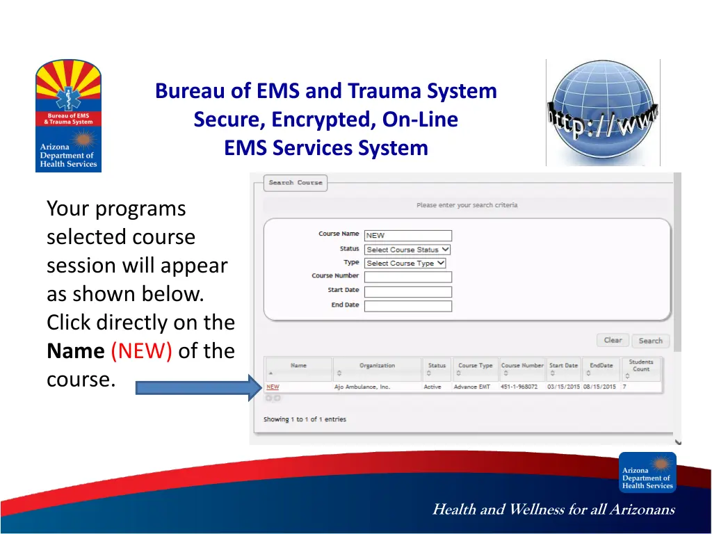 bureau of ems and trauma system secure encrypted 5
