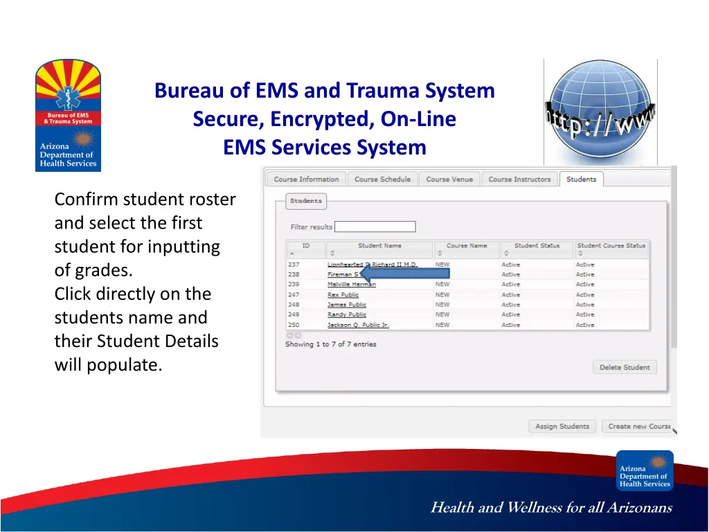 bureau of ems and trauma system secure encrypted 7