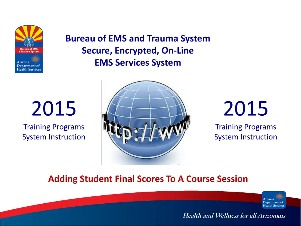 bureau of ems and trauma system secure encrypted
