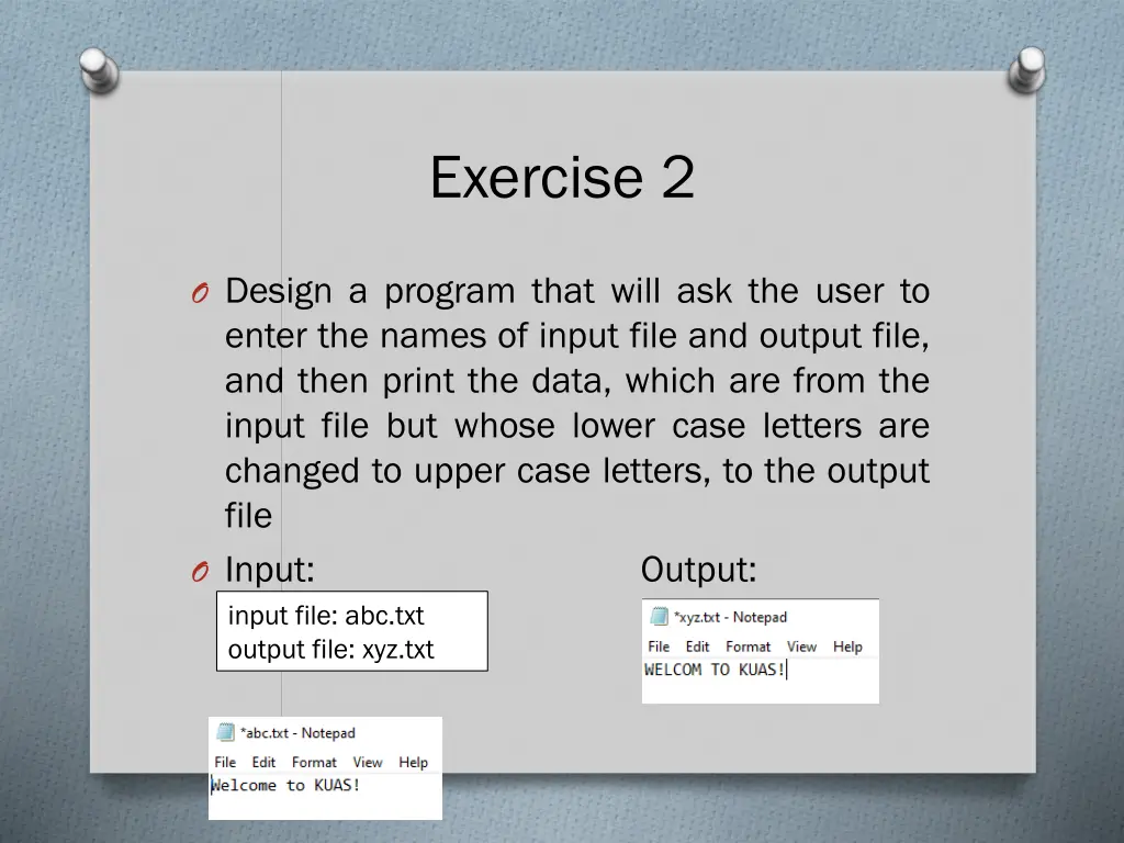 exercise 2