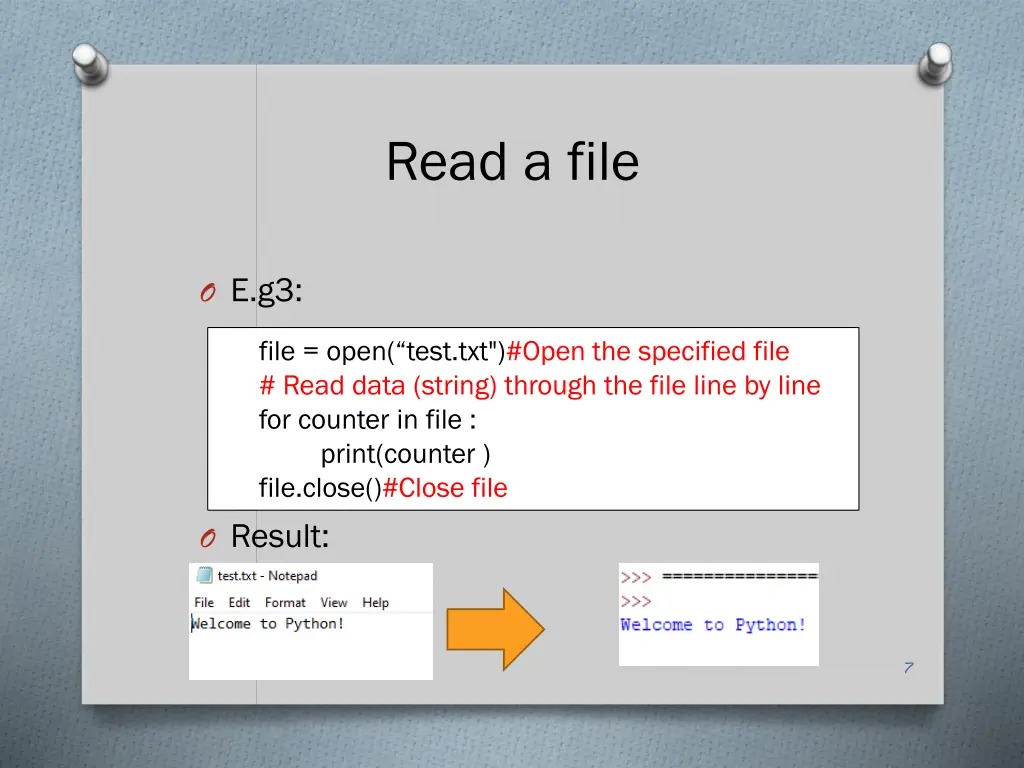 read a file 3