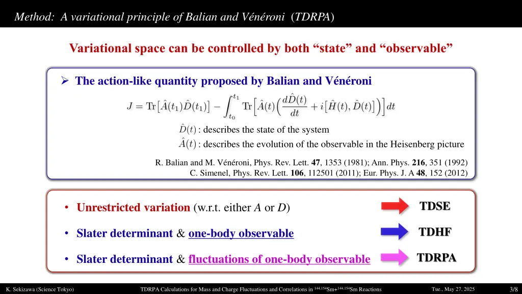 method a variational principle of balian
