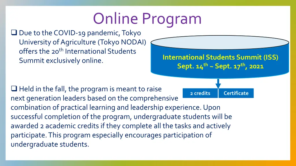 online program