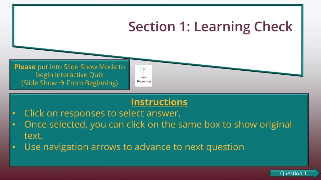 section 1 learning check