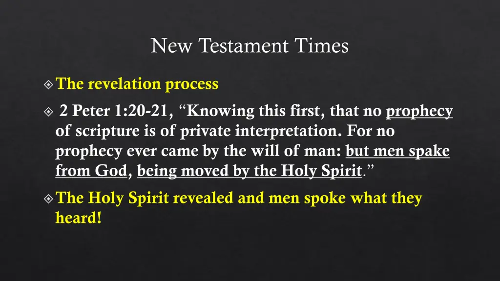 new testament times 3