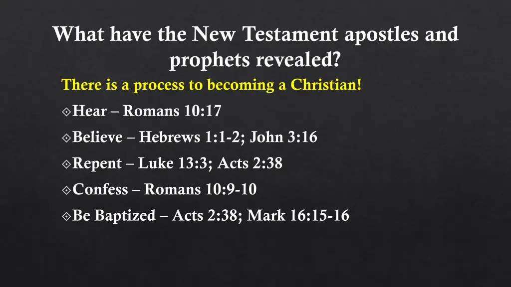 what have the new testament apostles and prophets