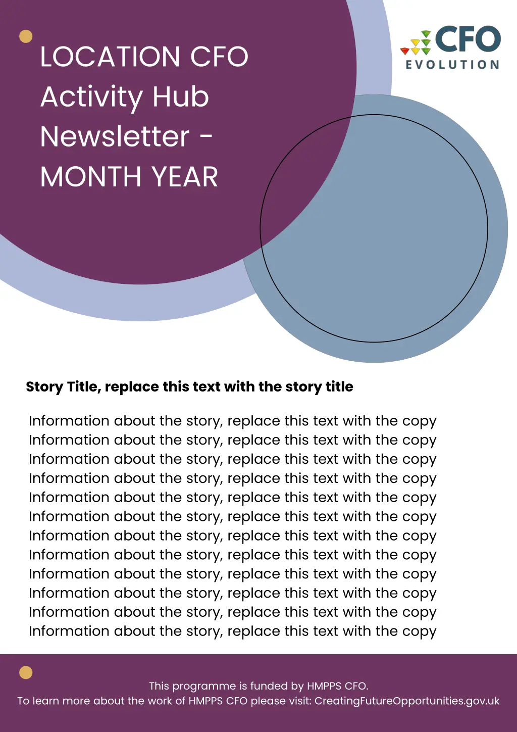 location cfo activity hub newsletter month year 1