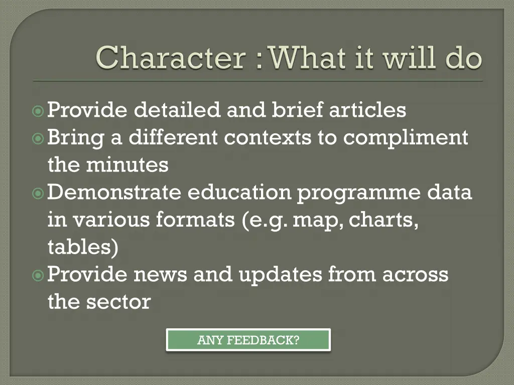 provide detailed and brief articles bring