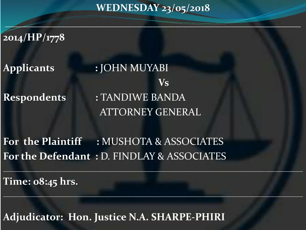 wednesday 23 05 2018 11