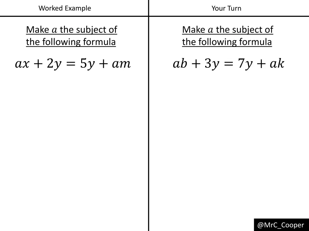 worked example 1