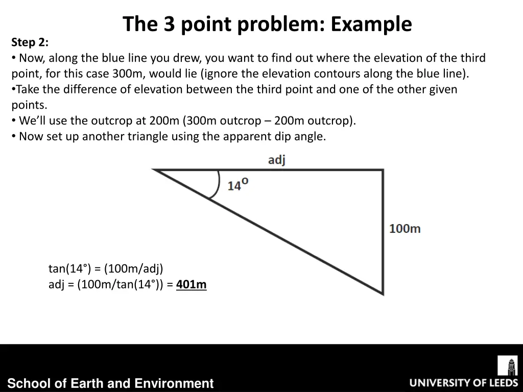 the 3 point problem example 3