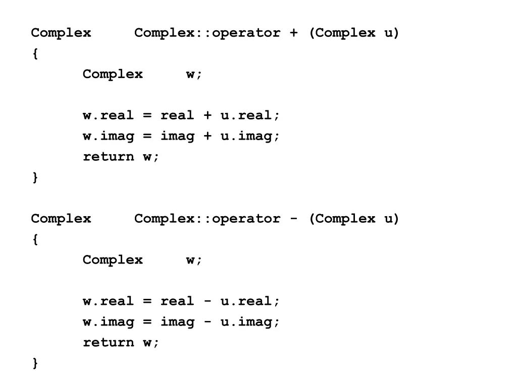 complex