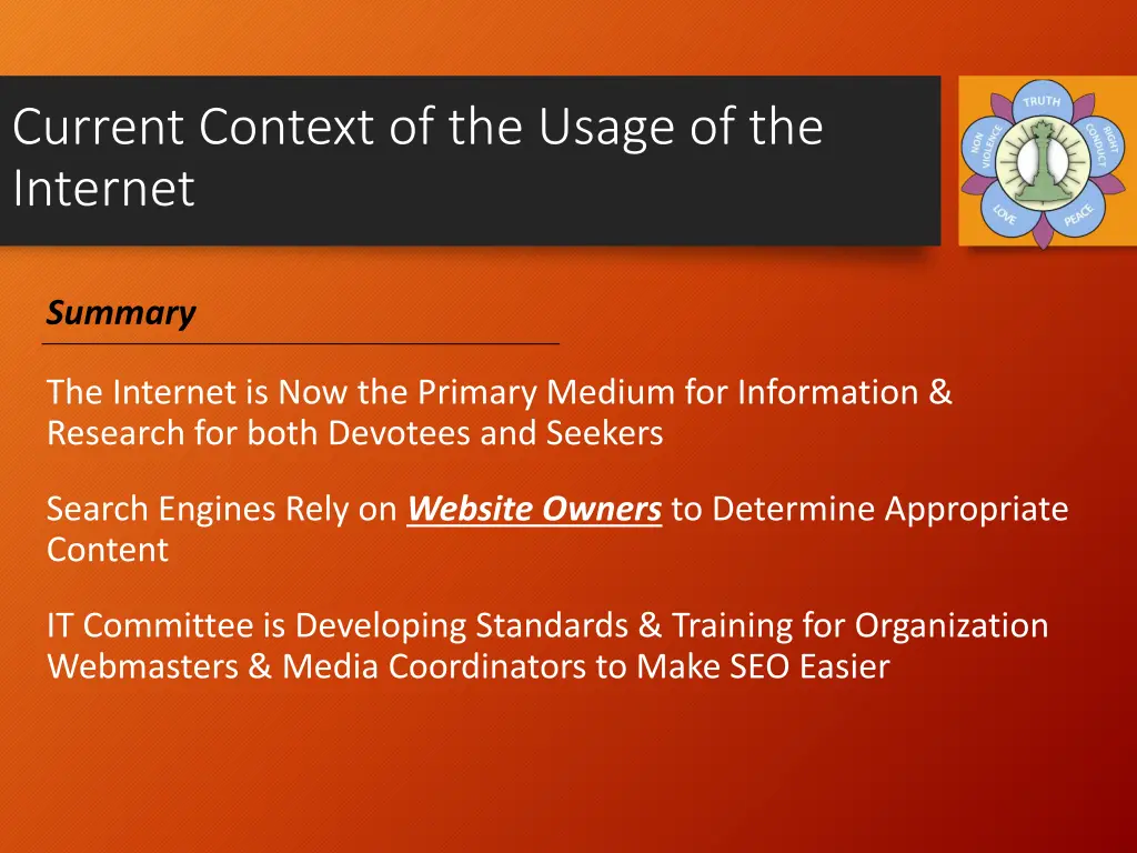 current context of the usage of the internet