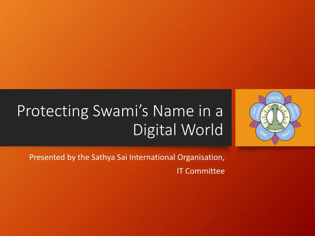 protecting swami s name in a