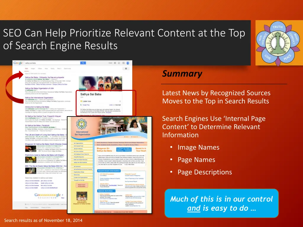 seo can help prioritize relevant content