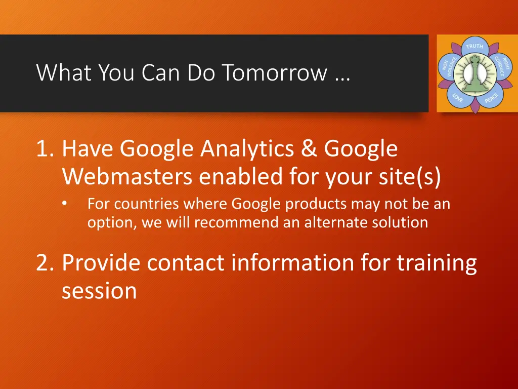 what you can do tomorrow