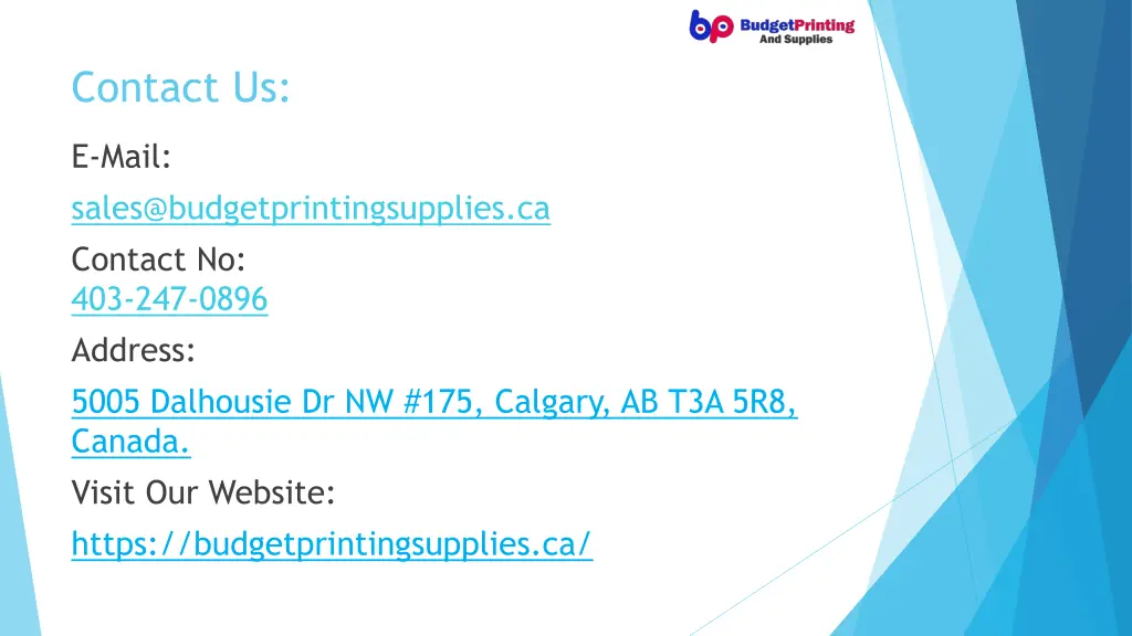 contact us