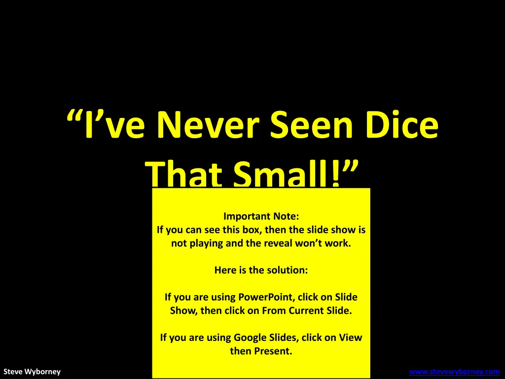 i ve never seen dice that small 1