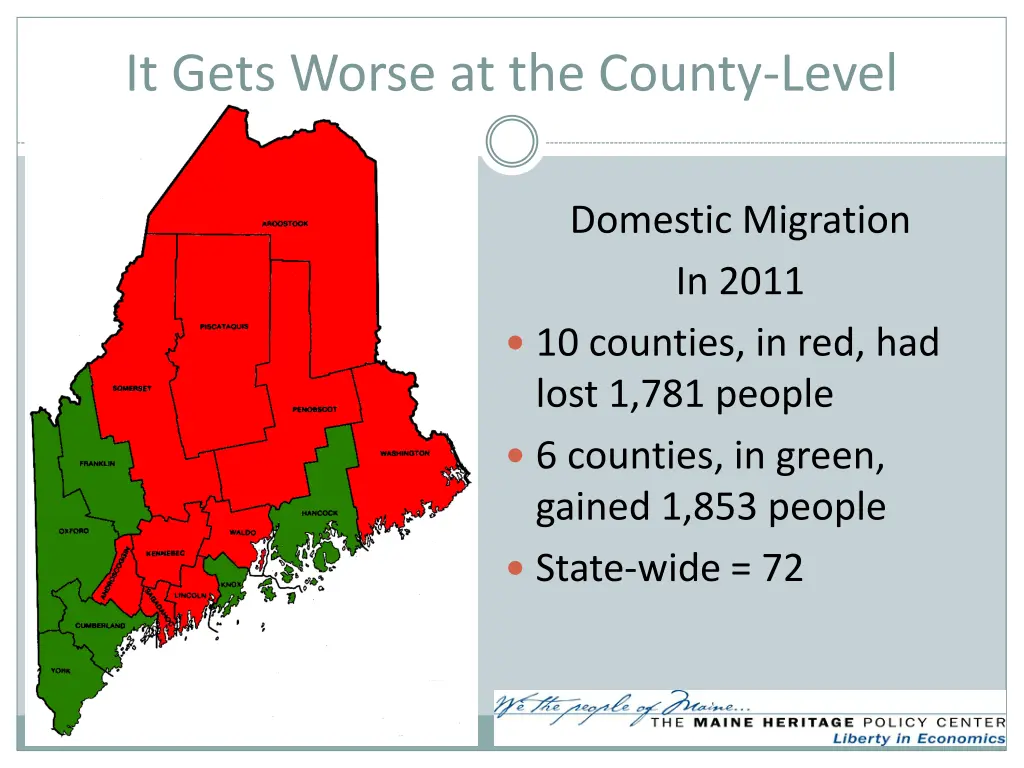 it gets worse at the county level 1