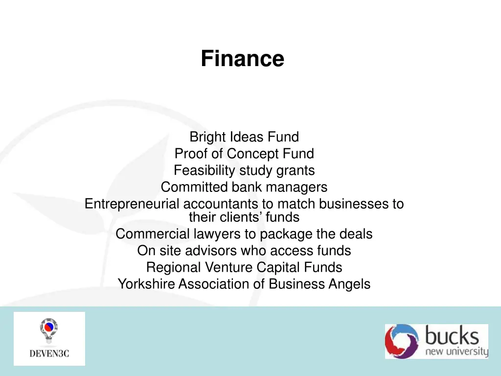 finance