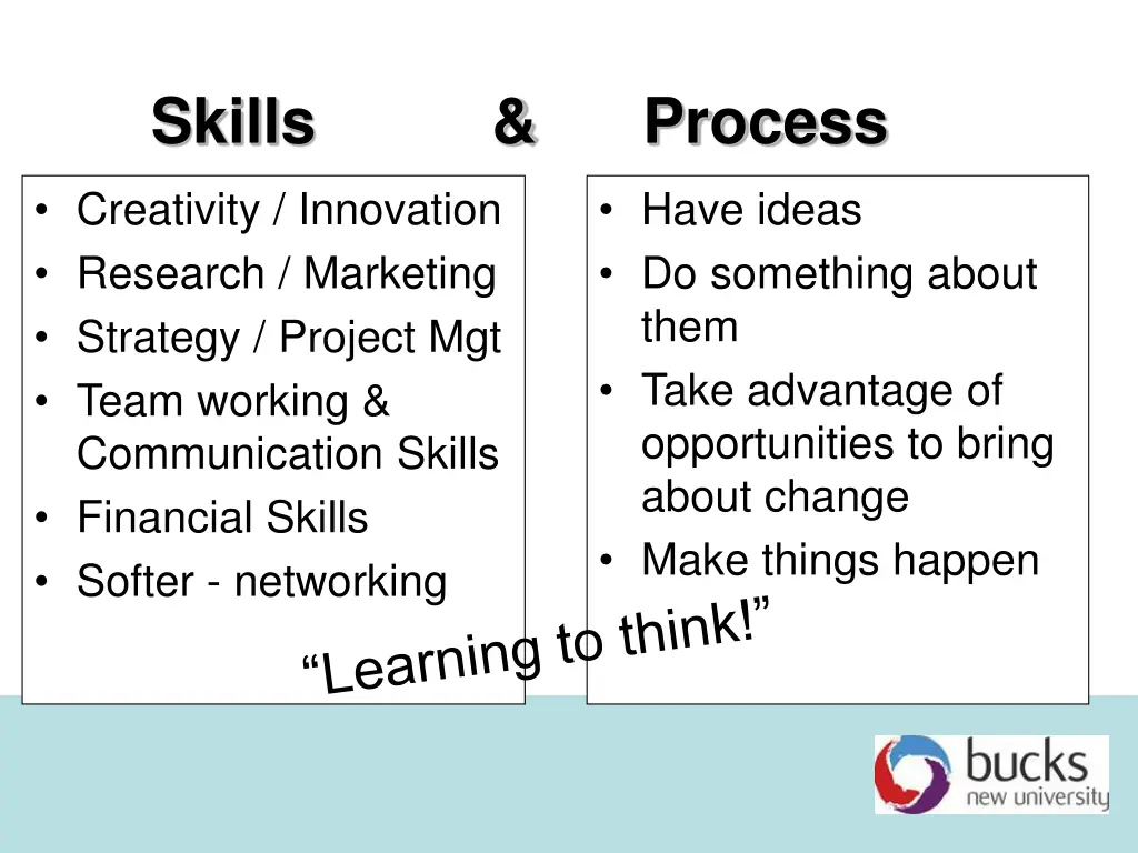 skills process
