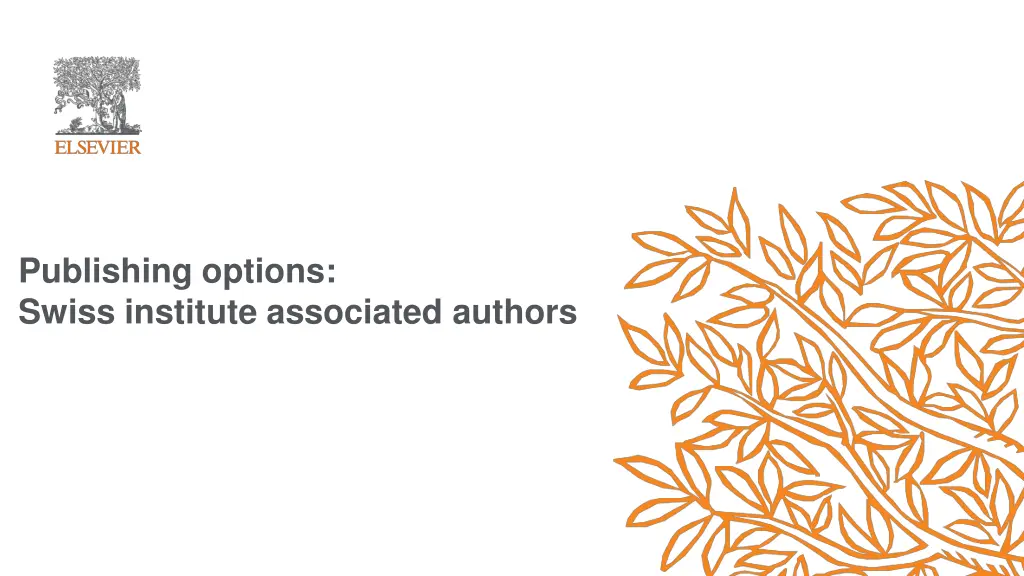 publishing options swiss institute associated