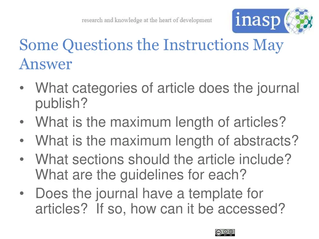 some questions the instructions may answer what