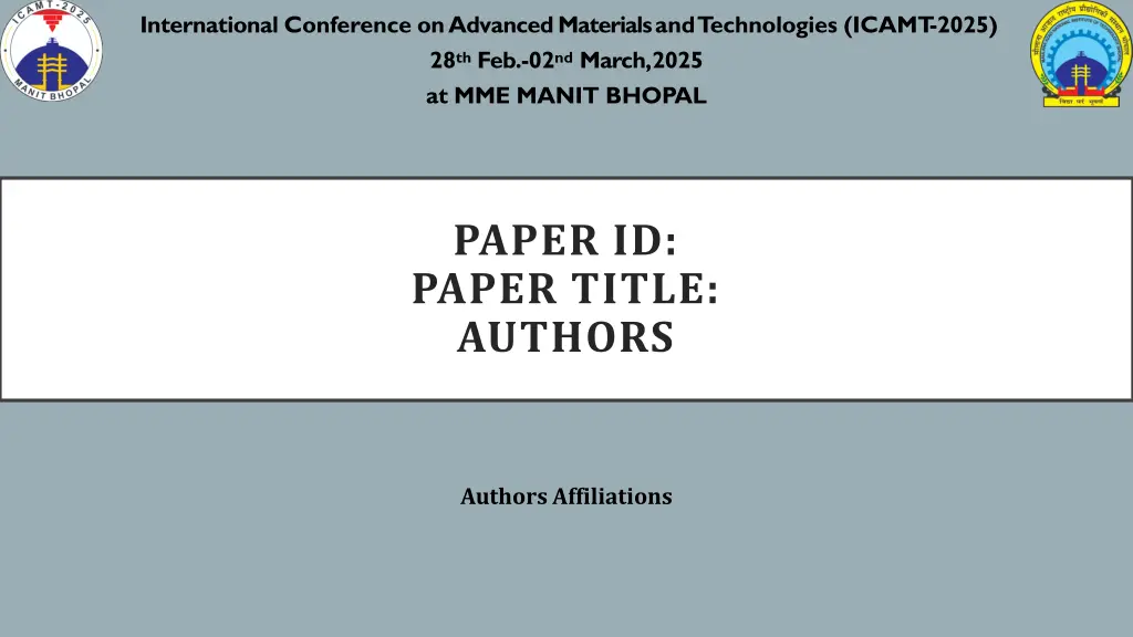 international conference on advanced materials