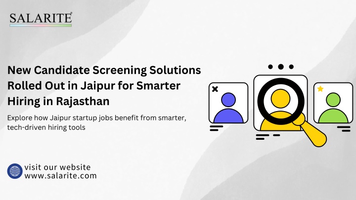 new candidate screening solutions rolled