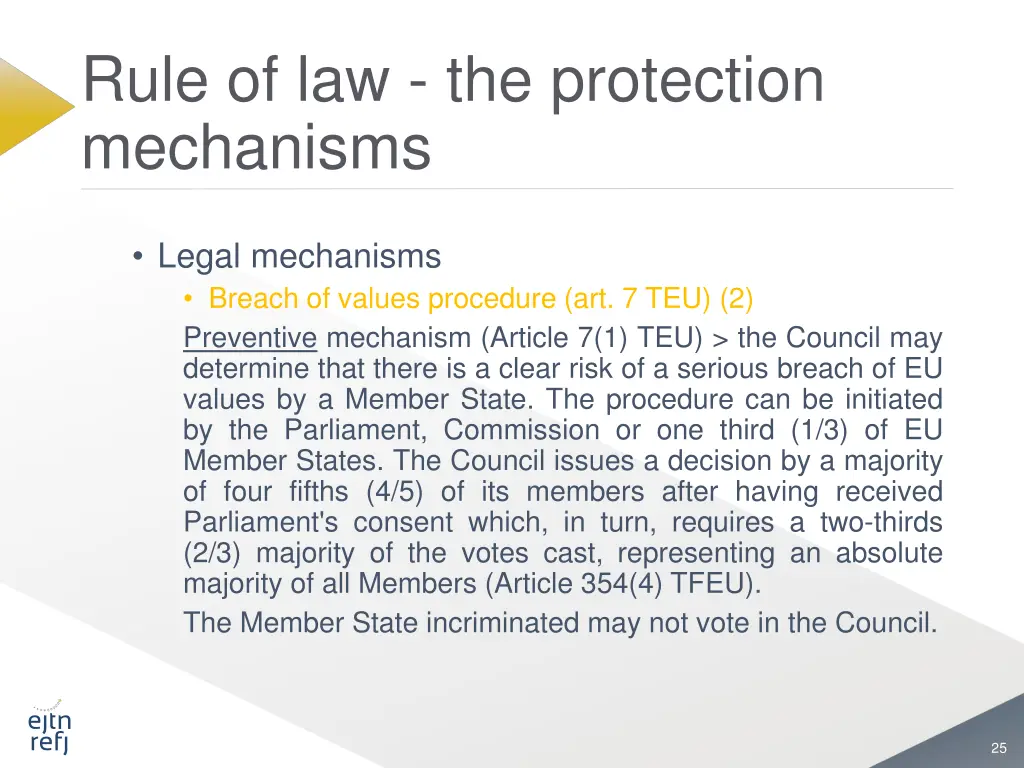 rule of law the protection mechanisms 15